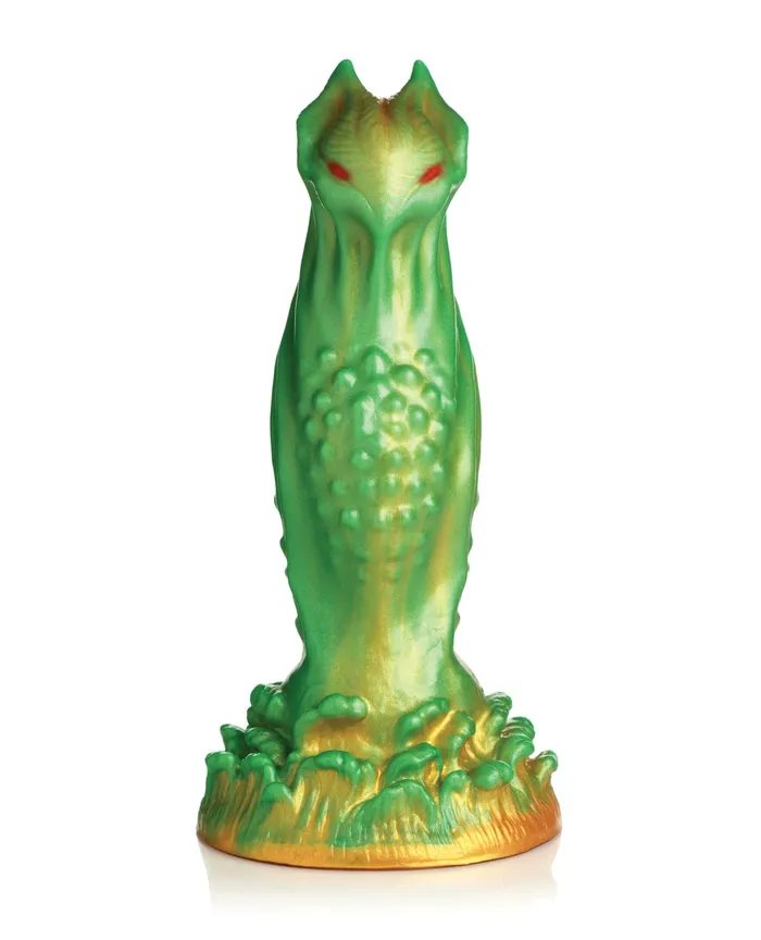 Nebula Alien Silicone Dildo Green XR Brands Creature Cocks Dildos