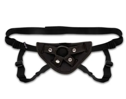 Neoprene Strapon Harness Black Lux Fetish Female Sex Toys