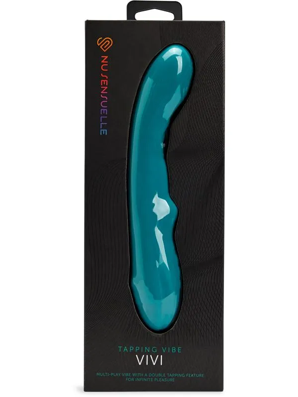 Novel Creations Vibrators Nu Sensuelle Vivi DoubleTapping Vibe Emerald Green