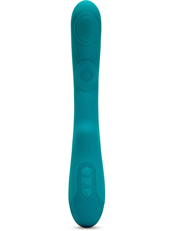 Novel Creations Vibrators Nu Sensuelle Vivi DoubleTapping Vibe Emerald Green
