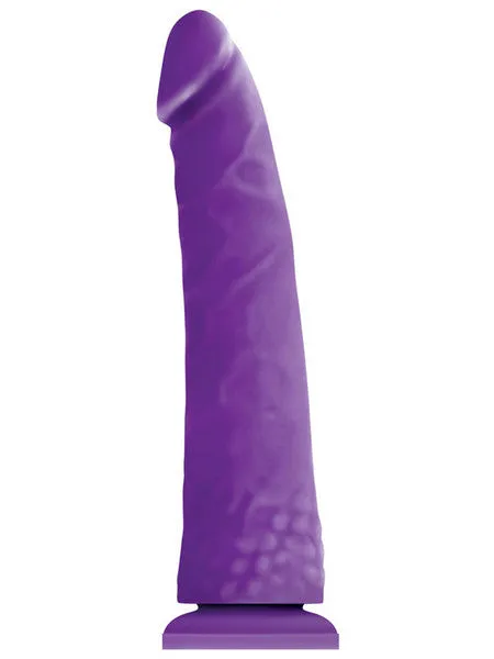 NS Novelties Dildos Colours Pleasures Thin 8 in Dildo Purple