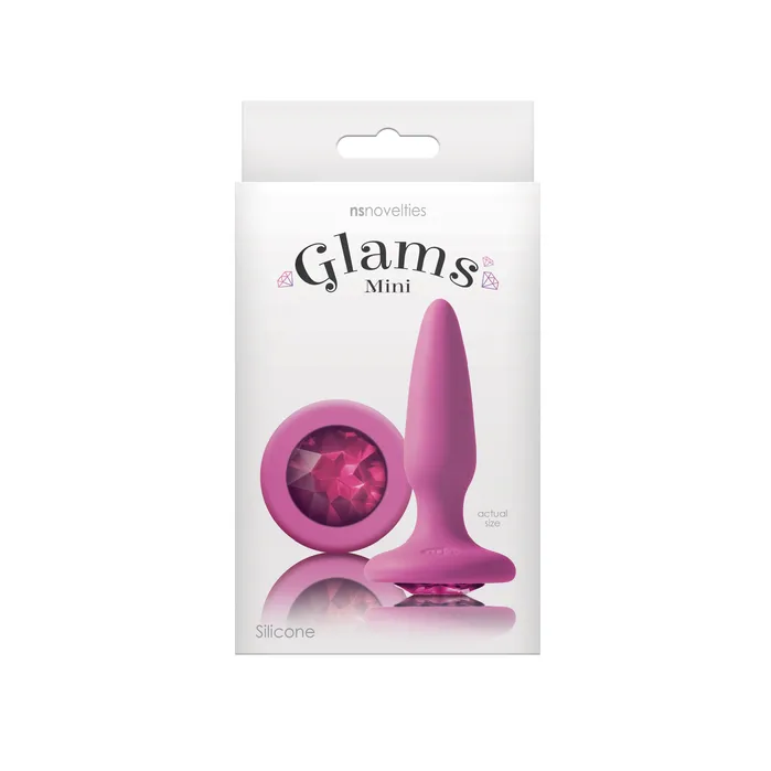 nsnovelties Vibrators Glams Mini Pink Gem