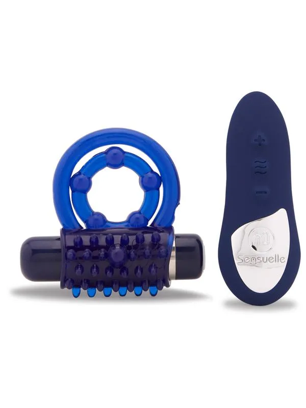 NU Sensuelle Endure Remote Control Bullet Ring Blue Novel Creations Vibrators