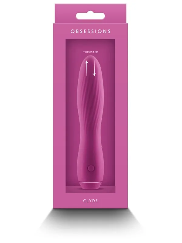 Obsession Clyde Dark Pink NS Novelties Vibrators Obsession Clyde Dark Pink NS Novelties Vibrators