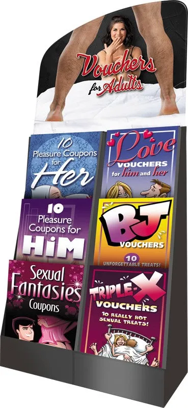 Ozze Creations Vibrators Voucher Booklets Display 48 Units