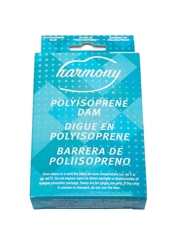 Paradise Marketing Vibrators Harmony Polyisoprene Dam 6 Count