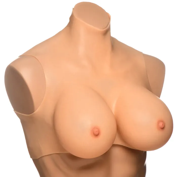 Perky Pair GCup Silicone Breasts Light XR Brands Master Series Dildos