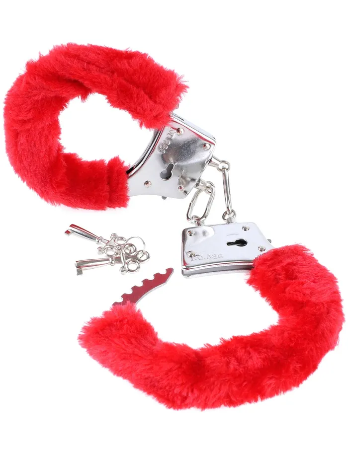 Pipedream Couples Fetish Fantasy Series Beginners Furry Cuffs Red