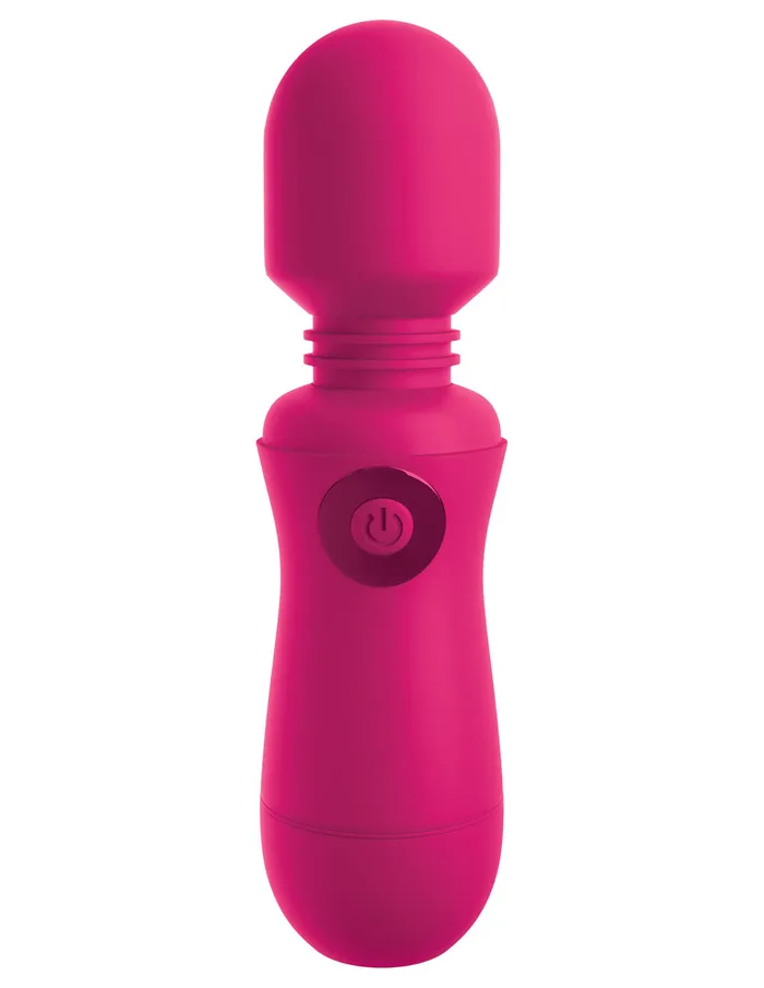 Pipedream Vibrators Omg Wands Enjoy Rechargeable Vibrating Wand Fuchsia