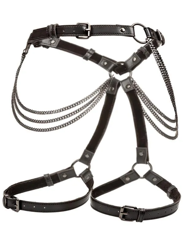 Plus Size CalExotics Euphoria Collection Plus Size Multi Chain Thigh Harness Plus Size CalExotics Euphoria Collection Plus Size Multi Chain Thigh Harness