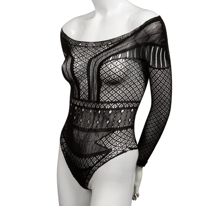 Plus Size Sale Scandal Plus Size Off the Shoulder Body Suit Plus Size Black