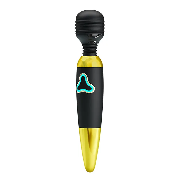 Pretty Love Pretty Love Body Wand With Led Light Black and Gold Vibrators