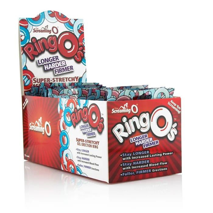 RingO in POP box Assorted 18 pcs Screaming O Female Sex Toys