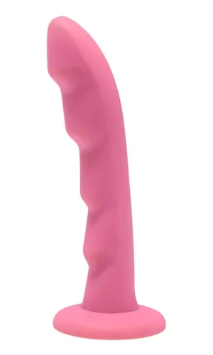 Ripples Silicone Dildo Strap on Compatible Pink XR Brands Strap U Female Sex Toys Ripples Silicone Dildo Strap on Compatible Pink XR Brands Strap U Female Sex Toys