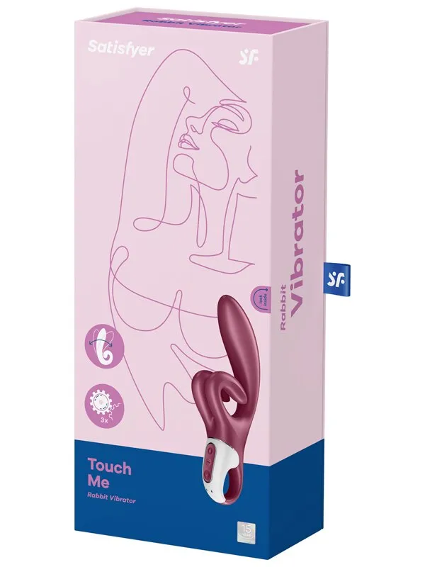 Satisfyer Satisfyer Touch Me Red Vibrators Satisfyer Satisfyer Touch Me Red Vibrators