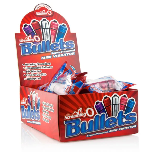 Screaming O Bullets 20 Piece Pop Box Display Assorted Colors Screaming O Female Sex Toys Screaming O Bullets 20 Piece Pop Box Display Assorted Colors Screaming O Female Sex Toys