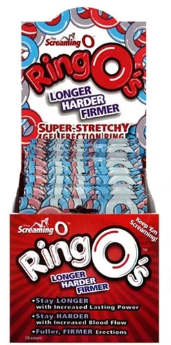 Screaming O Ringos 18 Count Box Assorted Colors Vibrators