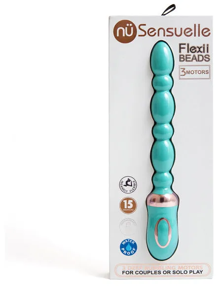 Sensuelle Flexii Beads Electric Blue Novel Creations Vibrators