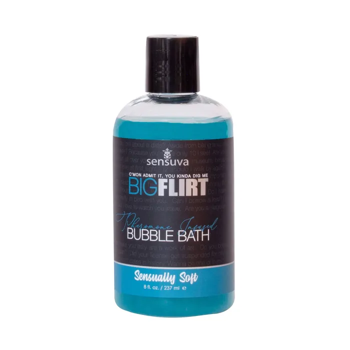 Sensuva Male Sex Toys Big Flirt Pheromone Infused Bubble Bath Sensually Soft 8 Fl Oz Sensuva Male Sex Toys Big Flirt Pheromone Infused Bubble Bath Sensually Soft 8 Fl Oz