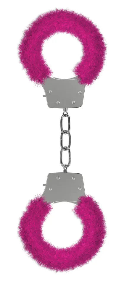 Shots Ouch Vibrators Pleasure Furry Handcuffs Pink