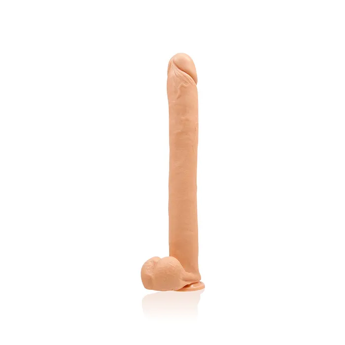 SI Novelties Dildos 16 Inch Exxxtreme Dong Wsuction Flesh
