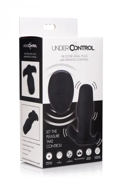 Silicone Anal Plug with Remote LuvMyToyz Male Sex Toys
