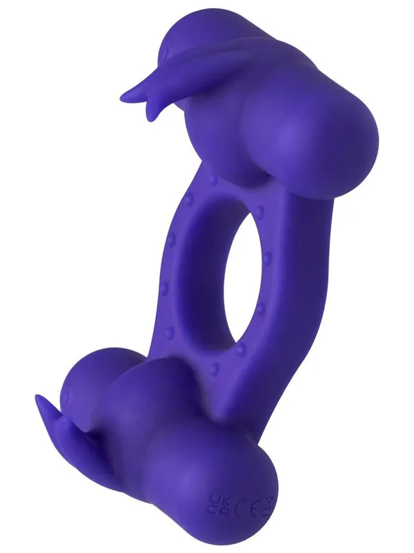 Silicone Rechargeable Triple Orgasm Enhancer CalExotics Female Sex Toys