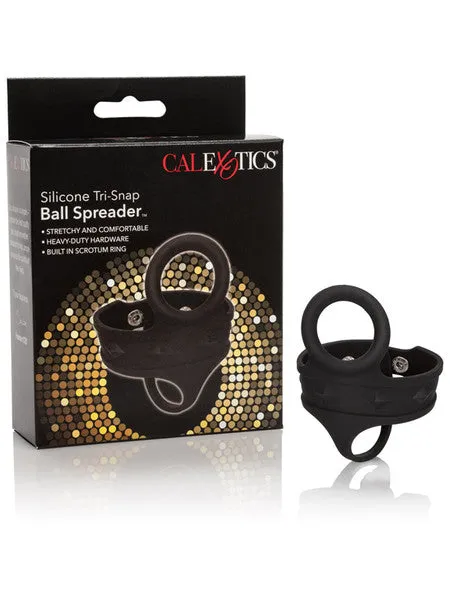 Silicone TriSnap Ball Spreader CalExotics Male Sex Toys