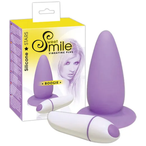 Smile Anal Smile Boogie violet vibrating Butt Plug
