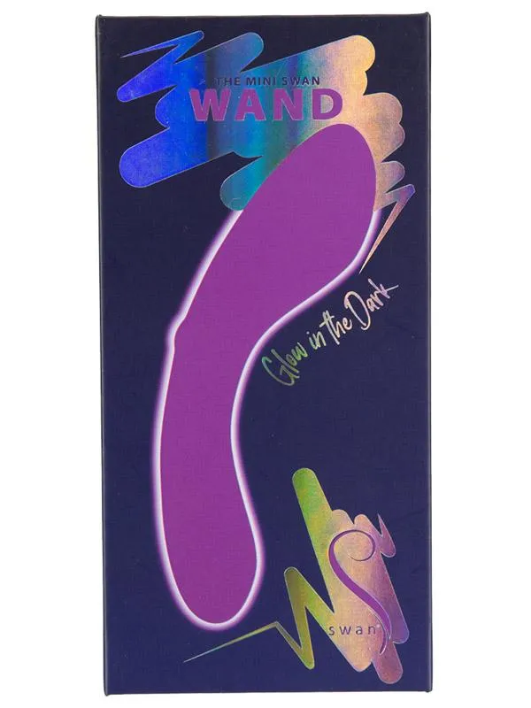 Swan The Mini Swan Wand Glow in the Dark Purple BMS Factory Dildos Swan The Mini Swan Wand Glow in the Dark Purple BMS Factory Dildos