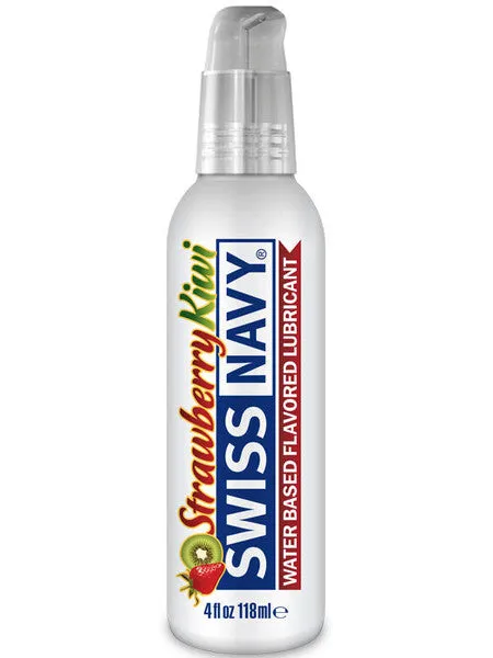 Swiss Navy Anal Swiss Navy Water Base FlavoRed Lubricant Strawberry Kiwi 4oz 118ml Swiss Navy Anal Swiss Navy Water Base FlavoRed Lubricant Strawberry Kiwi 4oz 118ml