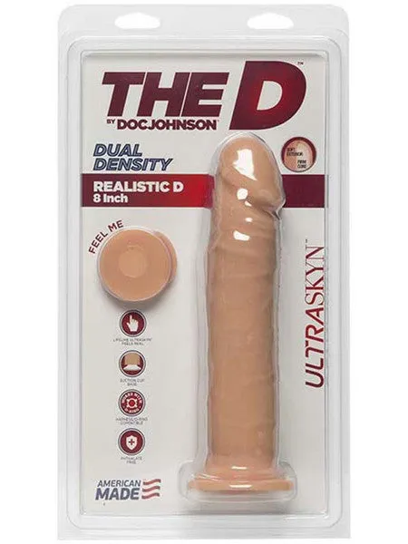 The D Realistic D 8 Inch ULTRASKYN Vanilla Doc Johnson Dildos The D Realistic D 8 Inch ULTRASKYN Vanilla Doc Johnson Dildos