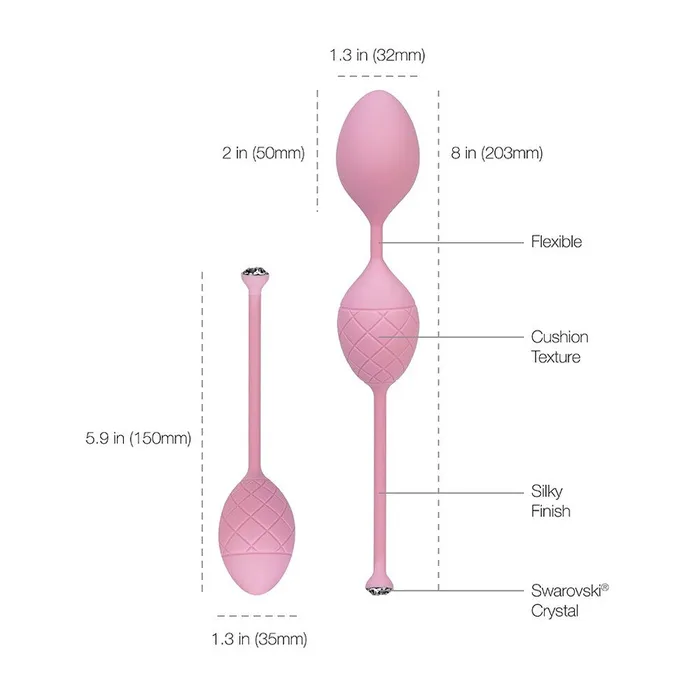 Vibrators BMS Enterprises Pillow Talk Frisky Pleasure Balls