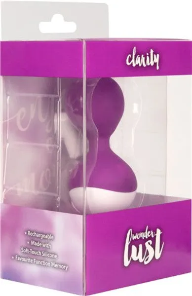 Vibrators BMS Factory Clarity Purple