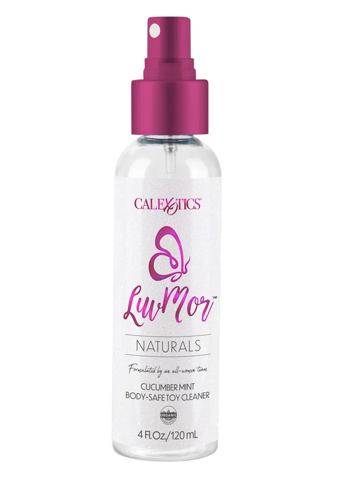 Vibrators CalExotics Luvmor Naturals Cucumber Mint BodySafe Toy Cleaner 4 Oz