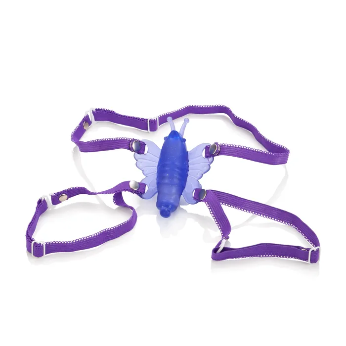 Vibrators CalExotics Micro Wireless Venus Butterfly Stimulator Purple