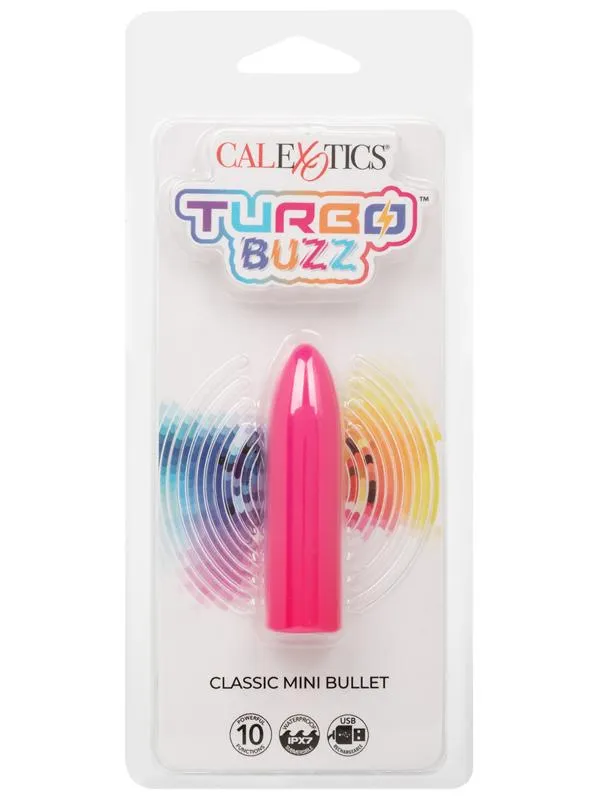 Vibrators CalExotics Turbo Buzz Classic Mini Bullet Pink Vibrators CalExotics Turbo Buzz Classic Mini Bullet Pink