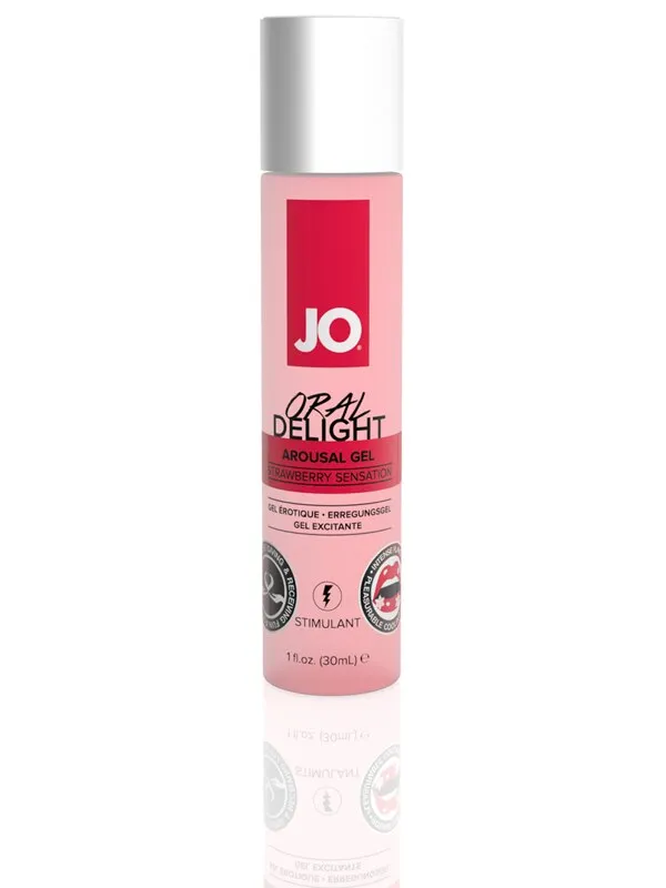 Vibrators JO JO Oral Delight Strawberry Sensation 1oz30ml