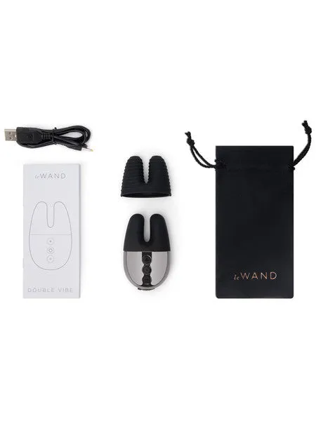 Vibrators Le Wand Le Wand Double Vibe Black Vibrators Le Wand Le Wand Double Vibe Black