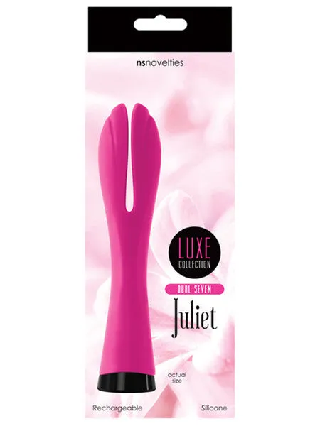 Vibrators Luxe Seven in Vibe Juliet Pink NS Novelties Vibrators Luxe Seven in Vibe Juliet Pink NS Novelties
