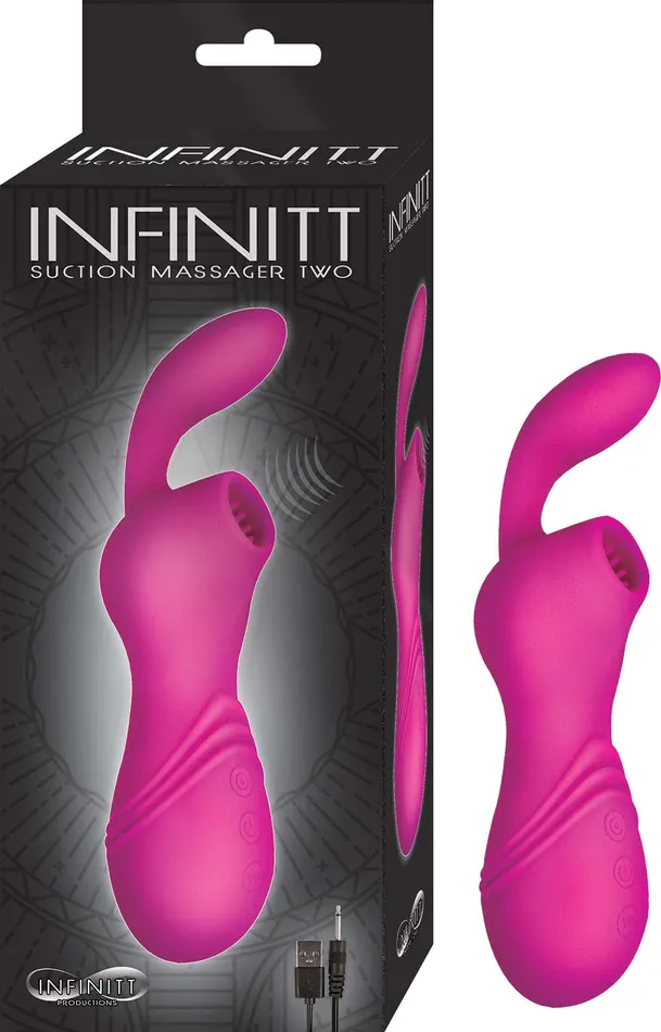 Vibrators Nasstoys Infinitt Suction Massager Two Pink