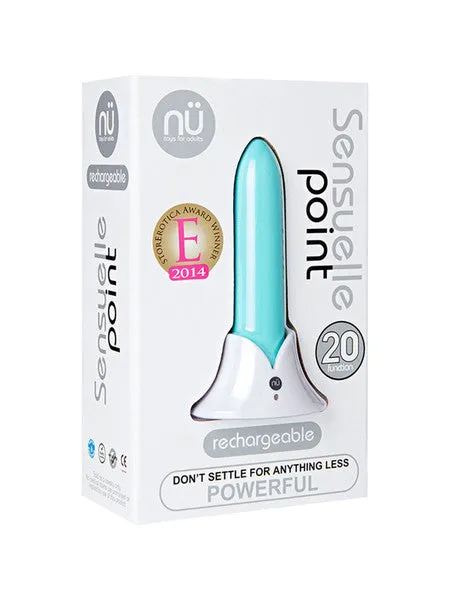 Vibrators Novel Creations NU Sensuelle Point 20 Function V2 Tblue