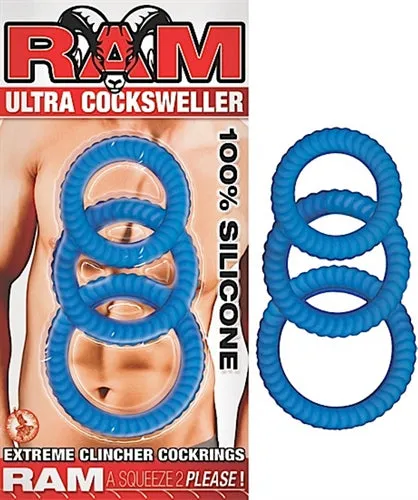 Vibrators Ram Ultra Cocksweller Blue Nasstoys