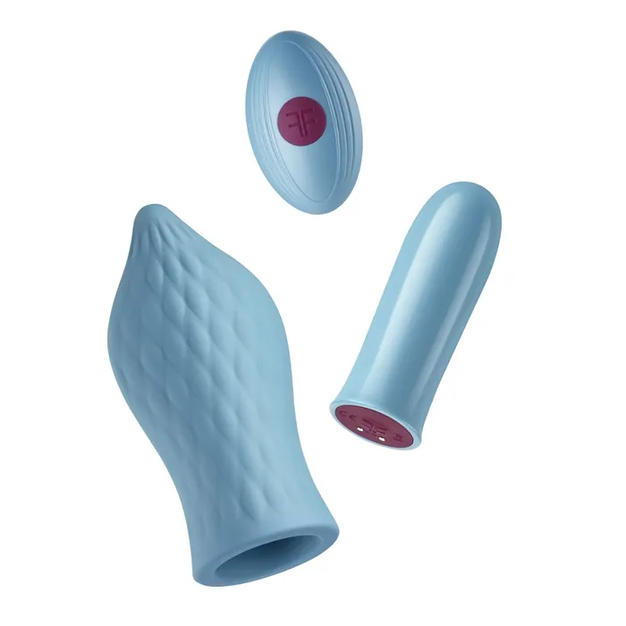 Vibrators Sale Specials Versa Bullet Plus T Sleeve Light Blue
