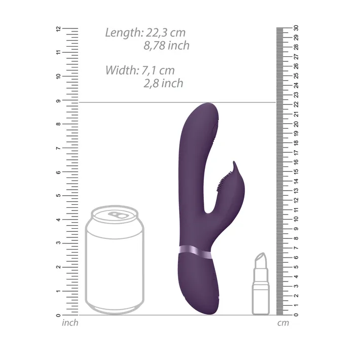 Vibrators Shots Toys Vive Aimi Pulse Wave And Vibrate G Spot Vibrator Purple