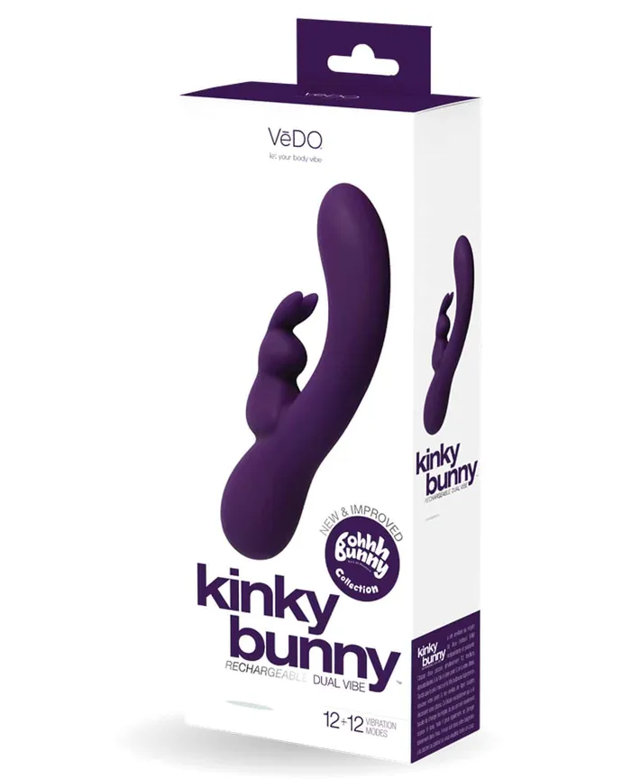 Vibrators Vedo Vedo Kinky Bunny Plus Vibrator deep purple
