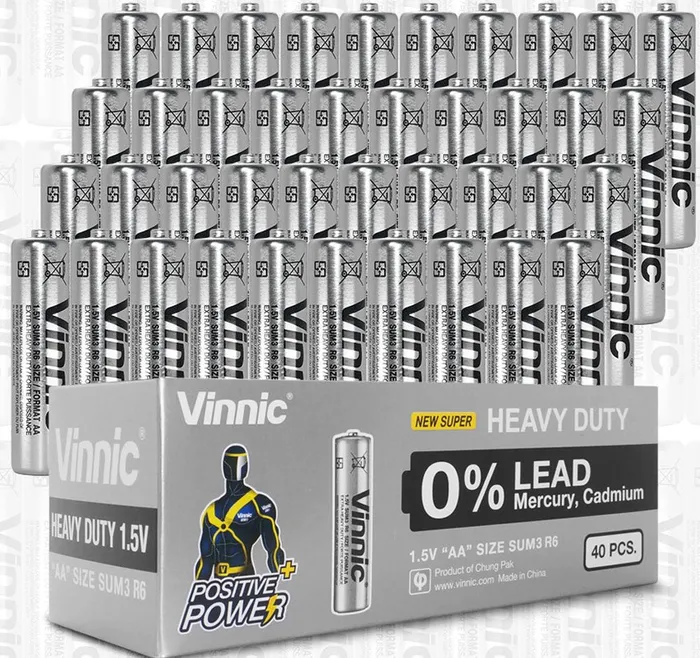 Vinnic Player Batteries Female Sex Toys Vinnic Super Heavy Duty AA Batteries 40 Count Box Vinnic Player Batteries Female Sex Toys Vinnic Super Heavy Duty AA Batteries 40 Count Box