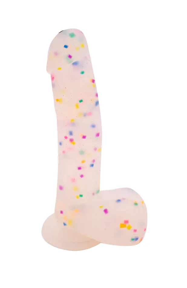 Voodoo Toys Get Lucky Confetti Cock 85 Inch Dildos