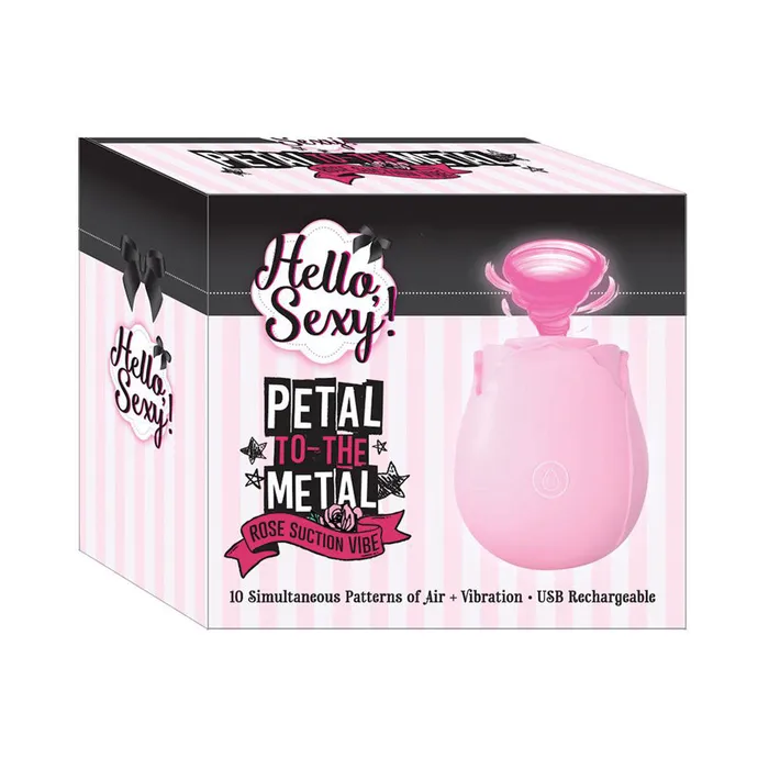 Voodoo Toys Petal tothe Metal Rose Suction Vibe Vibrators