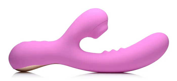 XR Brands inmi Vibrators 8x Silicone Suction Rabbit Pink